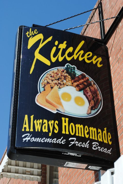 Picture of the Kitchen sign