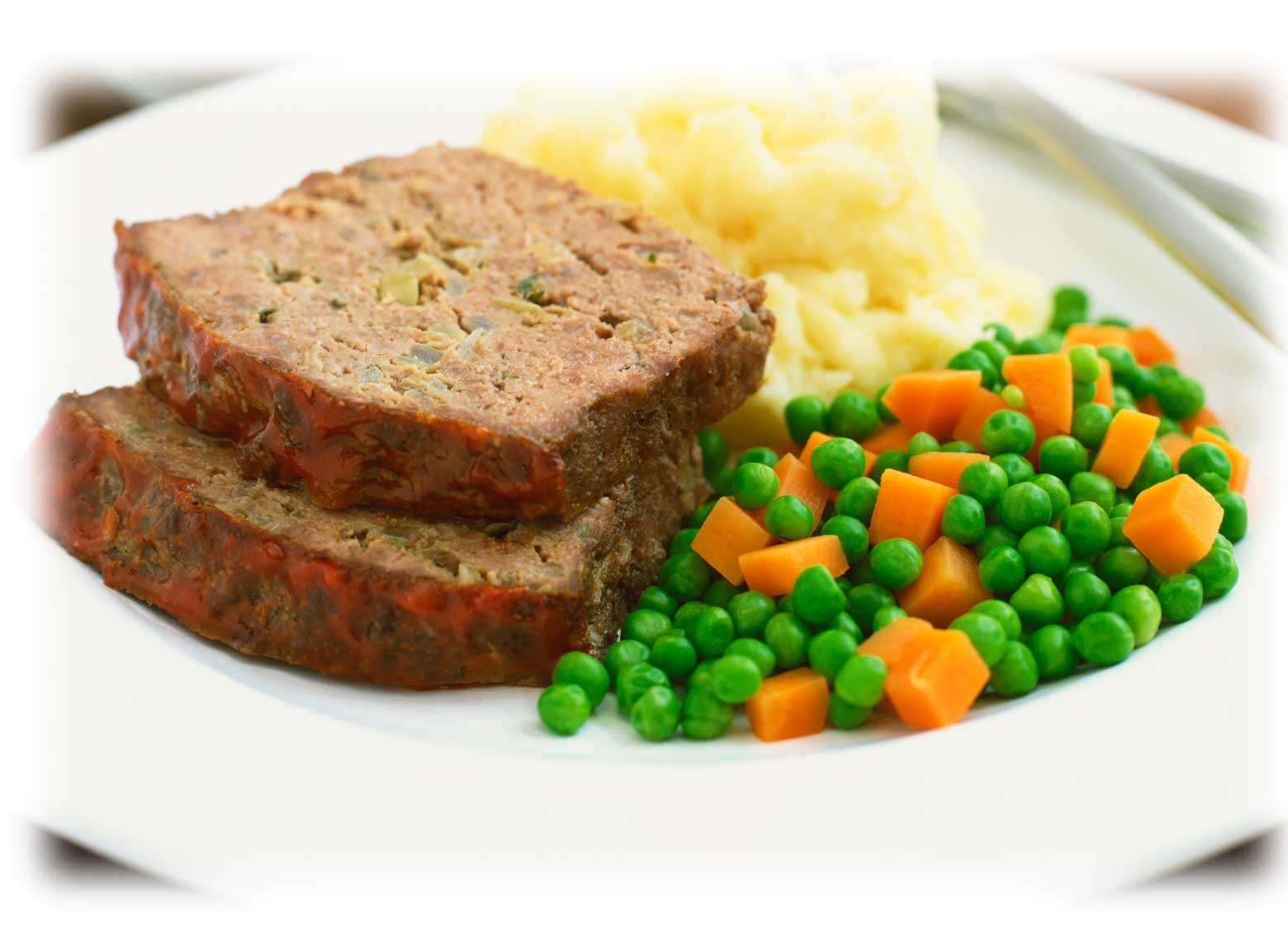 meatloaf and mashed potatoes