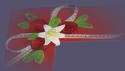 quilled rose and lily